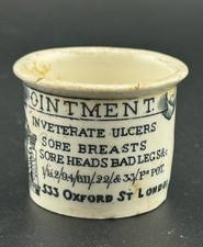 Antique Holloways Ointment Pot