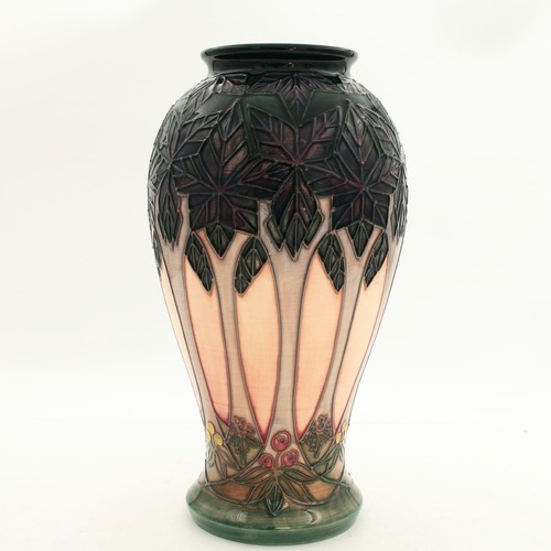 Moorcroft vase cluny pattern - moorcroft,