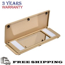 R129 A124 Make-up / vanity mirror (v3) - for (Mercedes SL 1298102317) beige