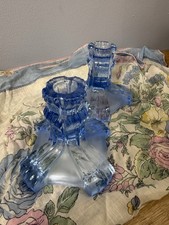 Vintage 1930's Stolzle Blue