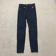 Holland Cooper Jodhpur Jeans Women's UK 10 Black Equestrian Riding Trousers