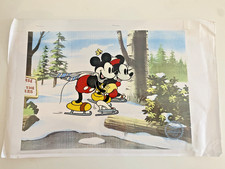 Walt Disney Mickey and Minnie “On Ice” Limited Edition Serigraph Cel Art 1935