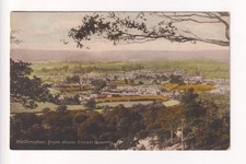 Wellington from above  Ercall Quarry - 1919 used Shropshire postcard