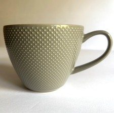 M&S Textured Pistachio Grey Mug Stoneware Coffee Mug Tea Cup Marks and Spencer