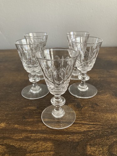 Vintage crystal liqueur shot - liqueur,