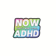 ADHD Autism Humour Enamel Pin