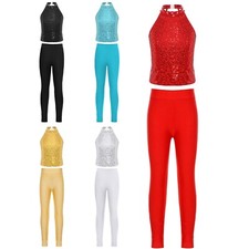 Kids Girls Sequin Sleeveless