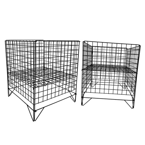 Black dump bin basket - basket, retail