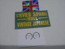 SUZUKI, piston circlips ,RM250,GS1000,GT500,GS750L,DR250,  09381-18001,NOS   ,