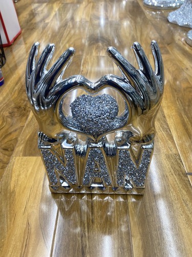 Nan heart hand silver - nan,