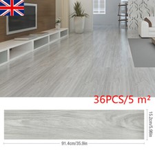 5 m² Floor Planks Tiles Grey