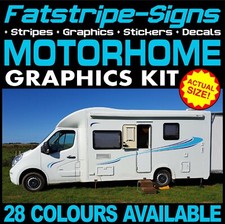 4m MOTORHOME VINYL GRAPHICS STICKERS DECALS CAMPER VAN DAY VAN CARAVAN UNIVERCAL