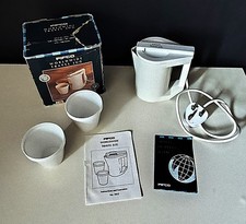 Pifco Vtg Mini Kettle / Boiler Travel Water Milk Heater Boxed Film Prop Working