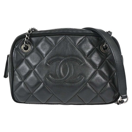 Chanel black lambskin - chanel,