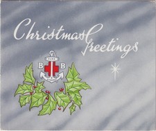 Illustrated Boys Brigade Steadfast Christmas Greetings Card - Phillips Brooks