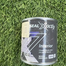 Ronseal 250g Interior Xactly wood enhance satin color  cocoa brown RX42 