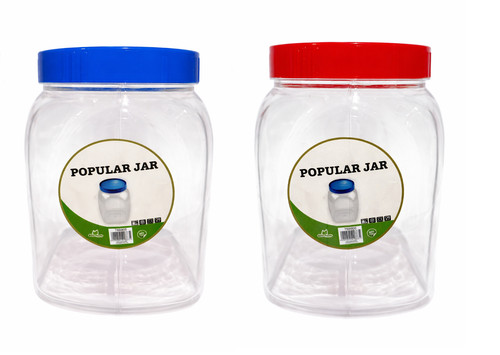 Plastic storage jar litre - jar,