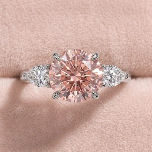 Round 18k white gold - white,
