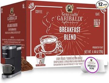 48 Keurig K-Cup Compatible Breakfast Blend Garibaldi Coffee Pods Free Delivery