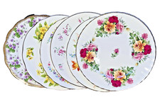 12 Vtg Mismatched China Salad