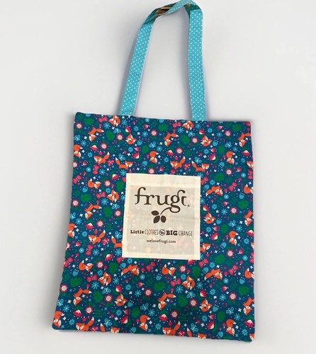 Frugi little fox print tote - frugi,