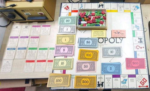 Parker brothers monopoly board - brothers,
