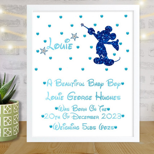 Personalised frame mickey - personalised,