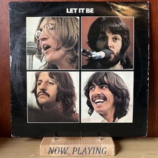 The Beatles - Let It Be - Red Apple - Vinyl Record LP Album - G+ to VG/P
