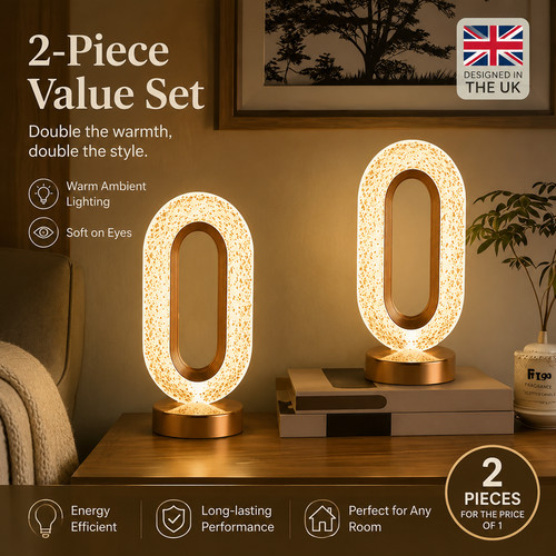 Led crystal table lamp - x,