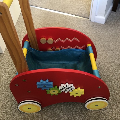 Wooden baby walker 1 kids - wooden,