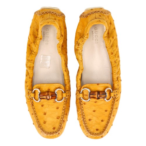 Gucci ostrich skin driving - gucci,