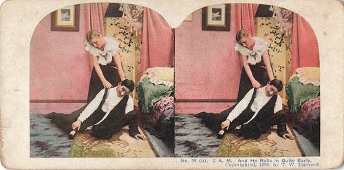Stereoscopic view card - stereoscopic,