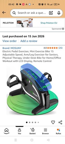 Electric pedal exerciser mini - pedal,
