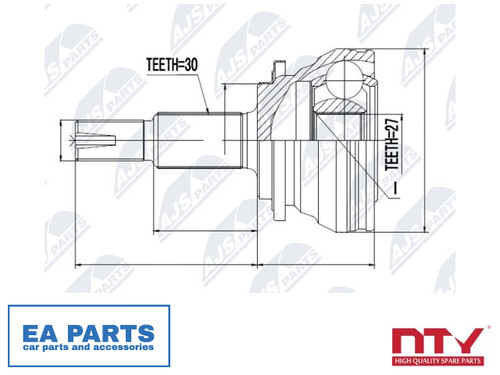 Joint kit drive - joint, shaft