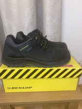 Dunlop Black Steel Toe Cap