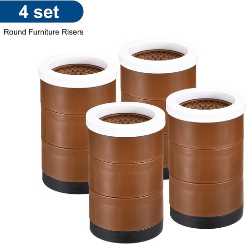 Round furniture risers set - round,
