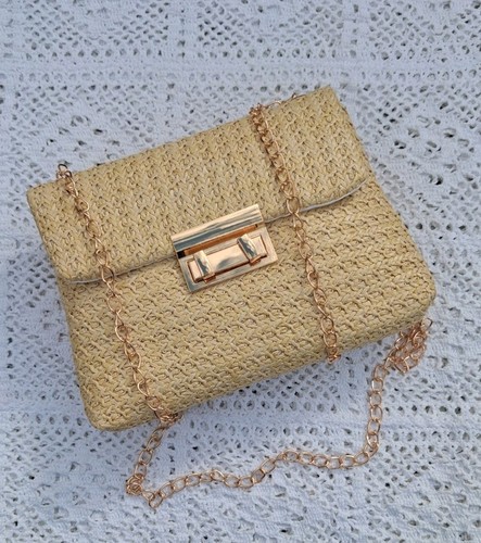 Ladies straw rattan summer - straw,