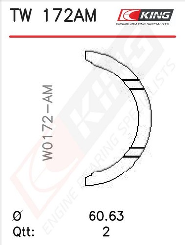 King 172am crankshaft - 172am,