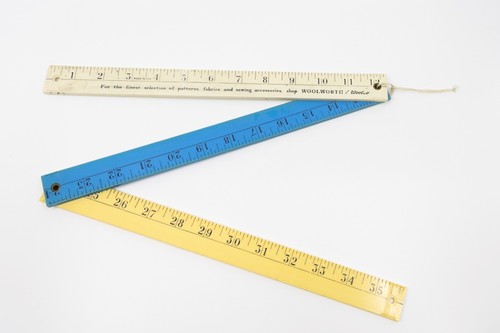Vintage folding yardstick - vintage,