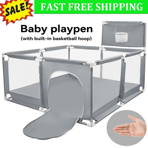 Large baby playpen mesh - playpen,