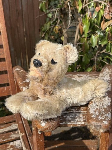 Vintage mohair teddy bear - mohair,
