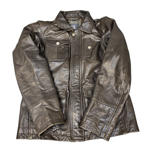 Arma leather jacket boys small - leather,