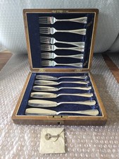 Vintage EP Plated Fish Cutlery
