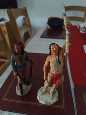 2 Two Native Americans. Made In Italy by Castagna Original 1988. Excellent Cond