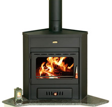 Wood Burning Stove Corner