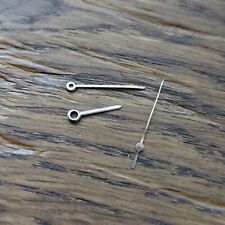 LeCoultre Memovox Cal 814 Steel Watch Hand Set, Used, Hour Minute Seconds (J27)