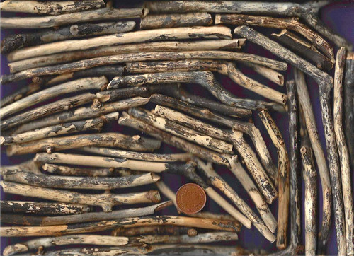Dark marbled north sea - uk,