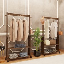 Bamboo Clothes Rail Garment