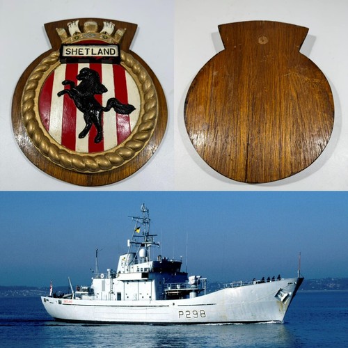 Vintage royal navy ships badge - vintage,