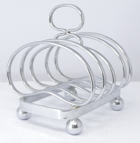 Toast rack silver plated - toast,